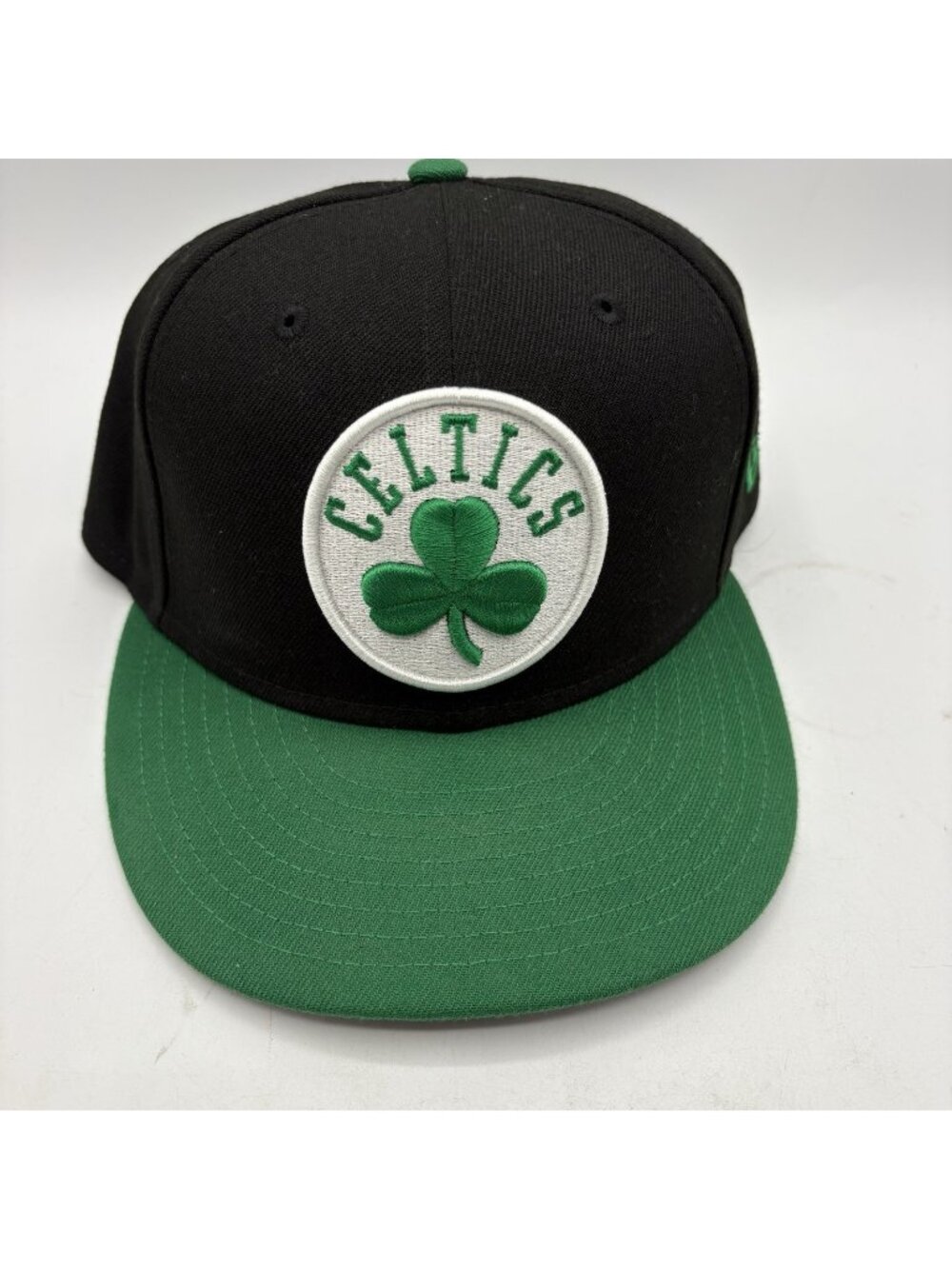 New Era 9FIFTY Boston Celtics Snapback Hat Black Green NBA Cap